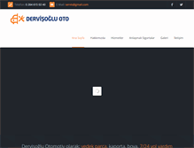 Tablet Screenshot of dervisogluoto.com